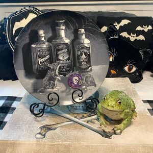 Gothic Vintage Inspired Witchy Plate For Dark Wall Decor, Beautiful Artwork